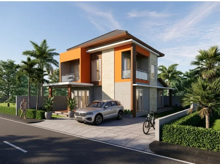 Desain 3D rumah ini, Proyek Karangmojo oleh D'Sign Property